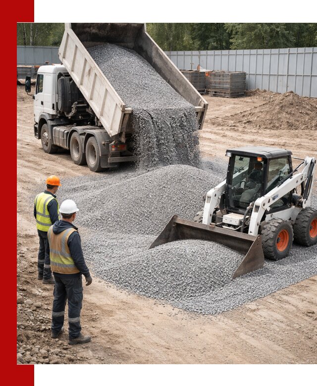 Доставка и продажа гранитного щебня фракции 0-5 в Тобольске