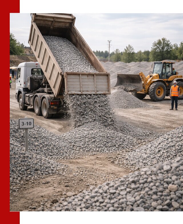 Гранитный щебень фракции 3–10: доставка и продажа в Тобольске