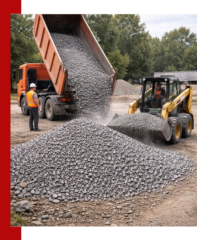 Купить гранитный щебень фракции 5–10 в Тобольске с доставкой