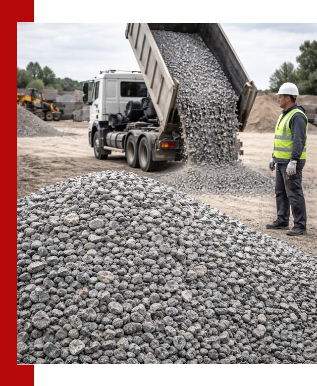 Доставка и продажа гранитного щебня фракции 5-20 в Тобольске