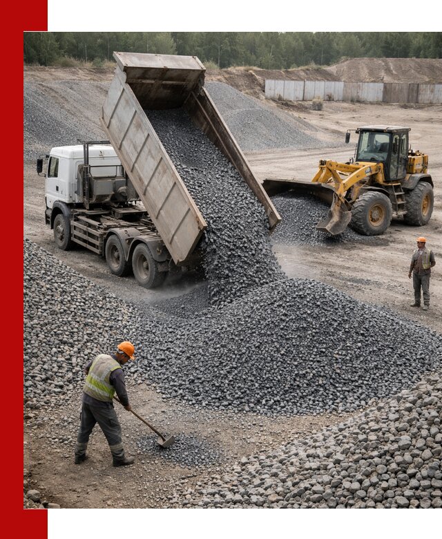 Щебень габбро-диабаз фр. 5-20 с доставкой в Тобольске