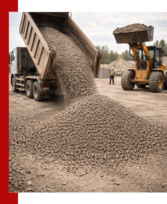 Гравийный щебень фракция 3–10 с доставкой в Тобольске