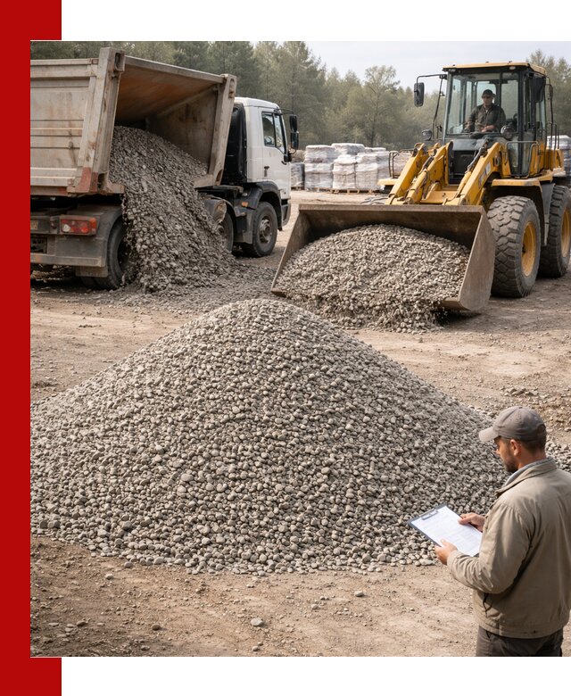 Гравийный щебень фракция 5–10 с доставкой в Тобольске