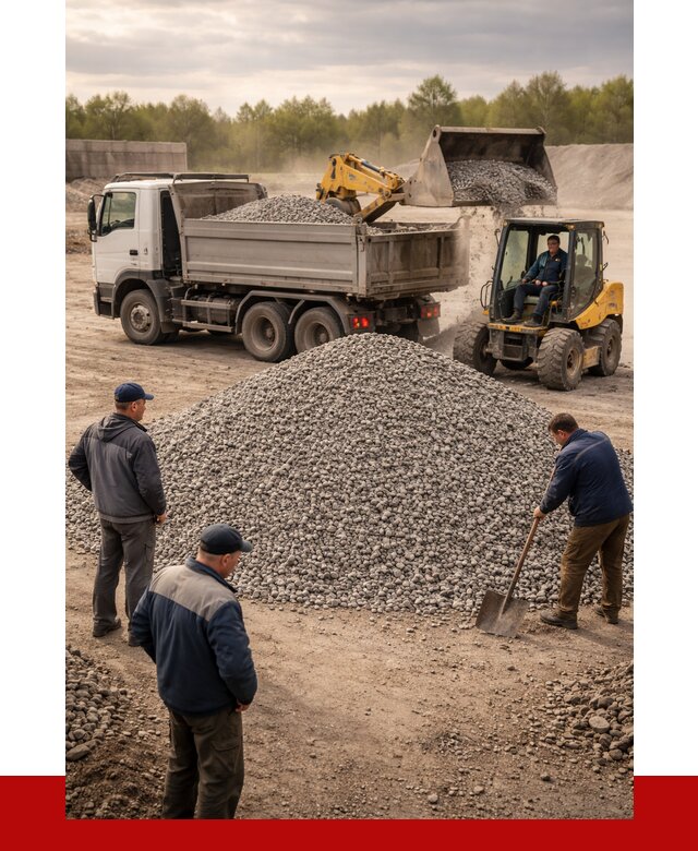 Гравийный щебень фракция 5-20 в Тобольске от 2440 р. ПРОНЕРУДТбл