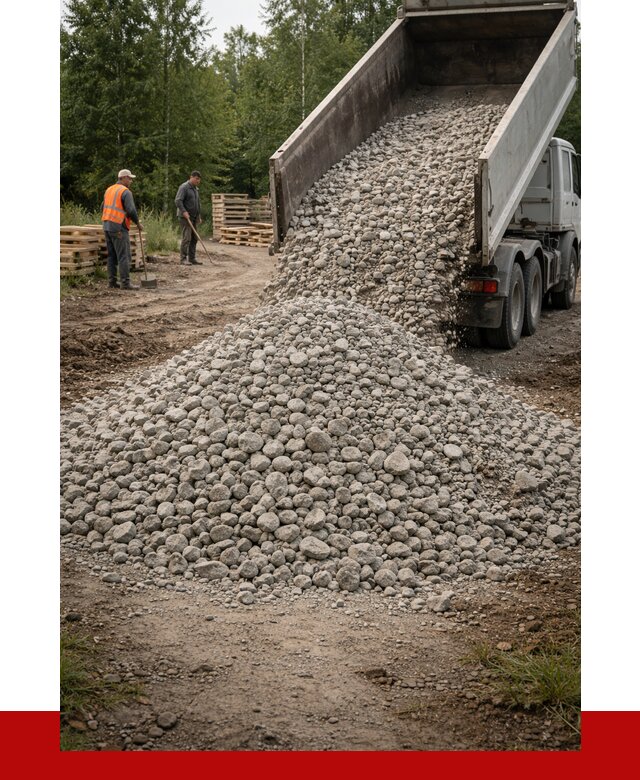 гравийный щебень фракция 70-120 в Тобольске от 2491 р. ПРОНЕРУДТбл