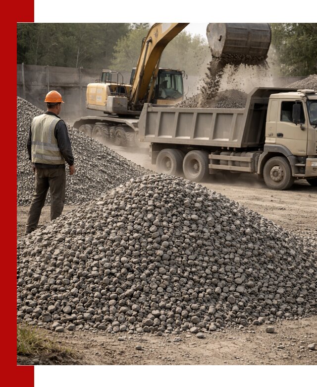 Шлаковый щебень фракция 5-20 с доставкой в Тобольске