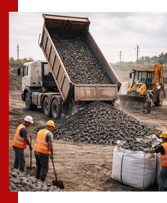 Шлаковый щебень фракция 40-70 с доставкой в Тобольске