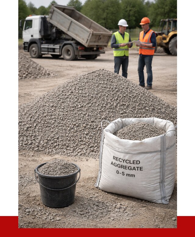 Вторичный щебень фракция 0-5 в Тобольске от 1627 р. ПРОНЕРУДТбл