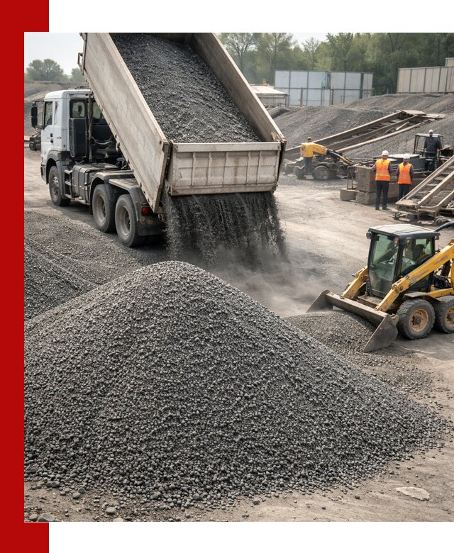 Вторичный щебень фракция 0–5 с доставкой в Тобольске
