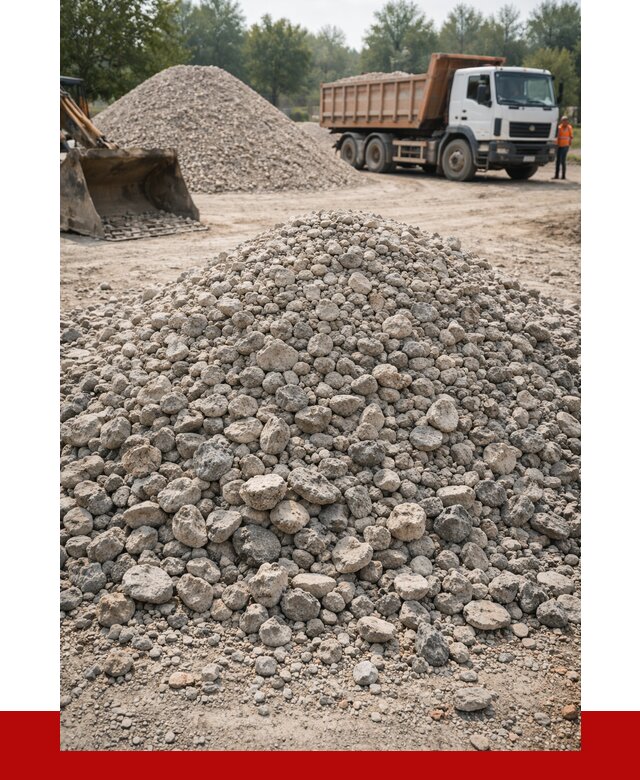 Вторичный щебень фракция 20-40 в Тобольске от 2237 р ПРОНЕРУДТбл