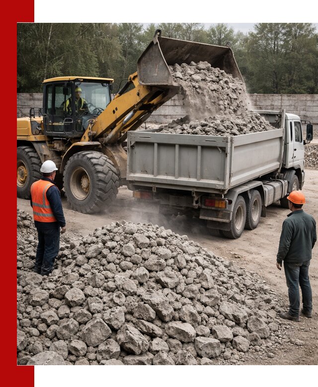 Вторичный щебень фракция 70–150 в Тобольске с доставкой