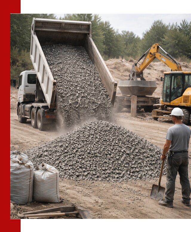 Доставка и продажа бетонного щебня в Тобольске