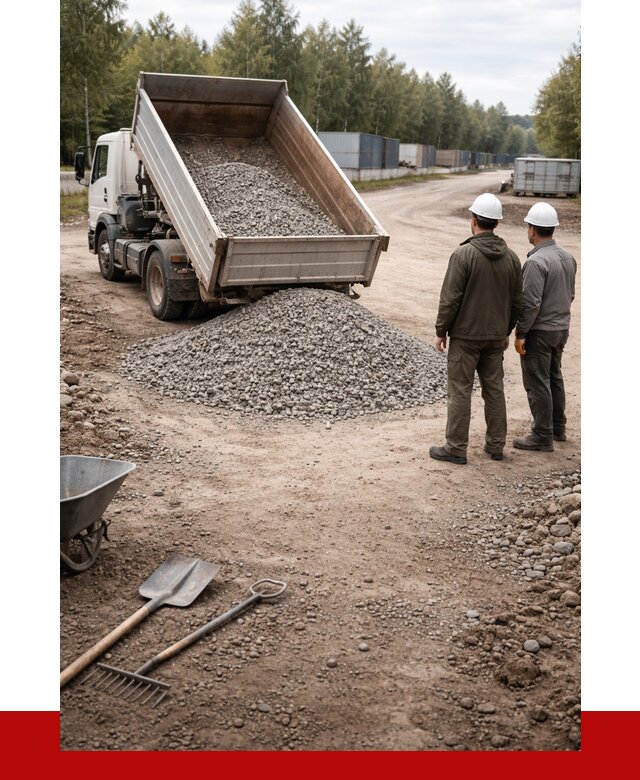 Бетонный щебень фракция 5-20 в Тобольске от 3253 р., ПРОНЕРУДТбл