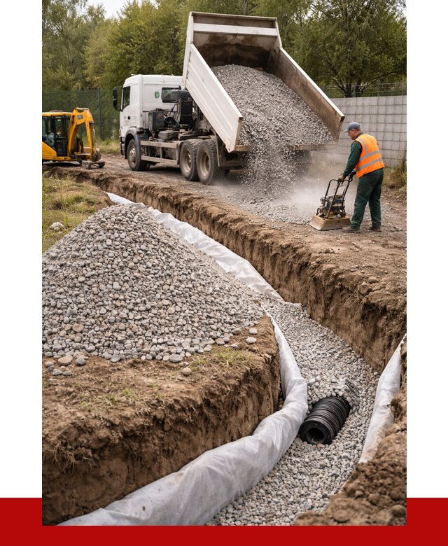 Щебень для дренажа в Тобольске от 1881 р., ПРОНЕРУДТбл доставка