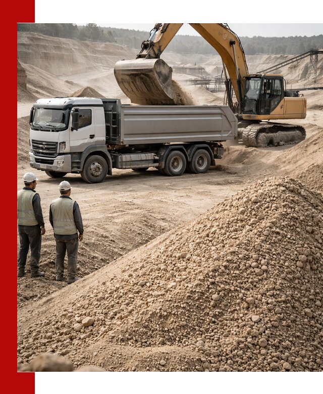 Карьерный крупнозернистый песок с доставкой в Тобольске