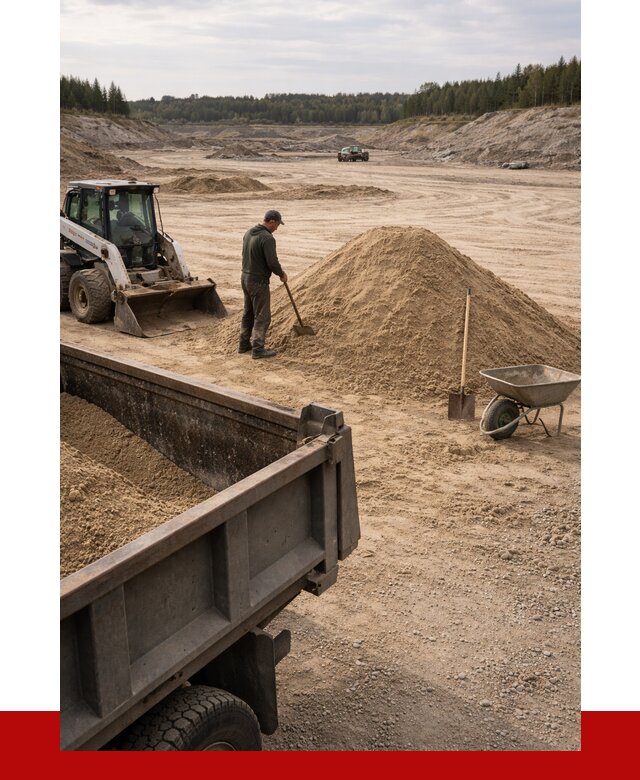 Карьерный песок среднезернистый в Тобольске, от 2237 р. ПРОНЕРУДТбл