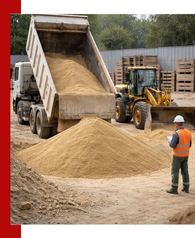 Доставка карьерного мелкозернистого песка в Тобольске