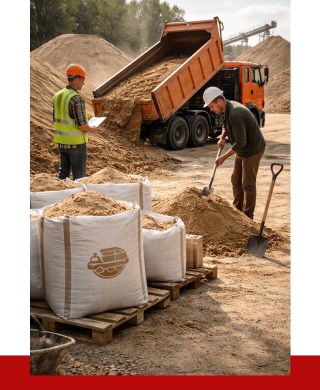 Строительный песок в Тобольске от 2237 р. с доставкой, ПРОНЕРУДТбл