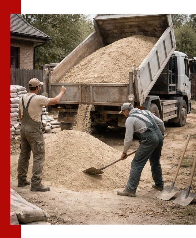 Песок для штукатурки с доставкой в Тобольске качественный и чистый