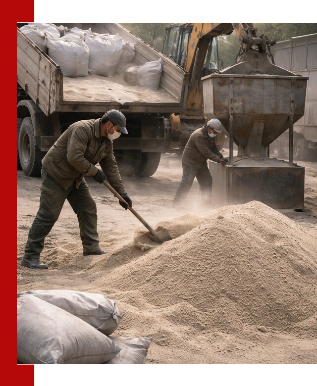 Кварцевый песок для пескоструя в Тобольске — доставка и качество