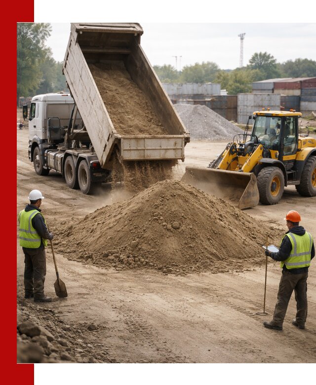 Доставка и продажа пескогрунта оптом и в розницу в Тобольске