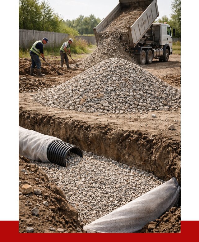 Гравий для дренажа в Тобольске от 2237 р., доставка ПРОНЕРУДТбл