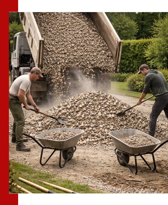 Доставка и продажа декоративной гальки в Тобольске