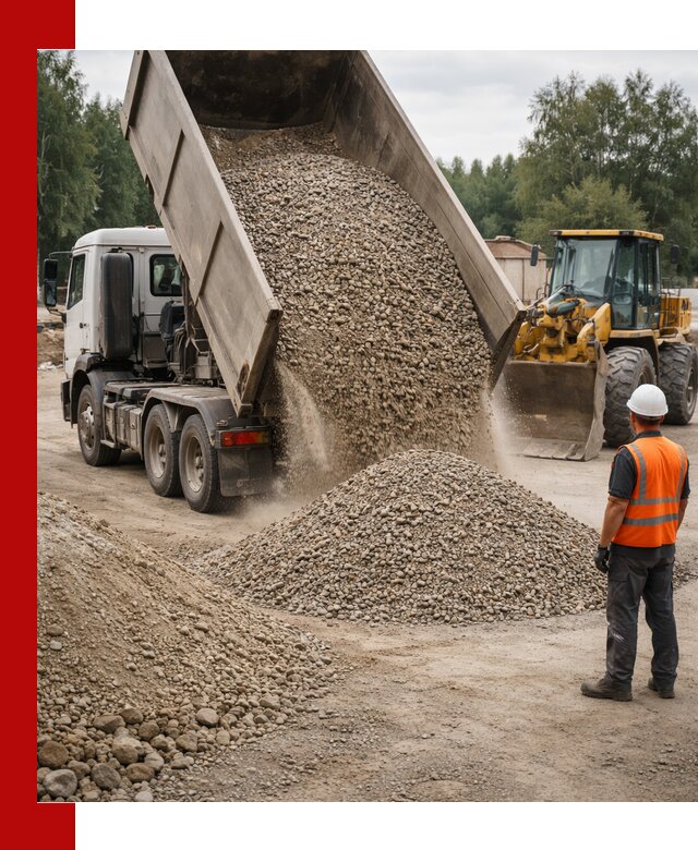 Доставка щпс в Тобольске — щебеночно-песчаная смесь под заборы и дорожки