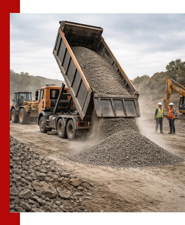 Щебёночно-песчаная смесь ЩПС С1 с доставкой в Тобольске