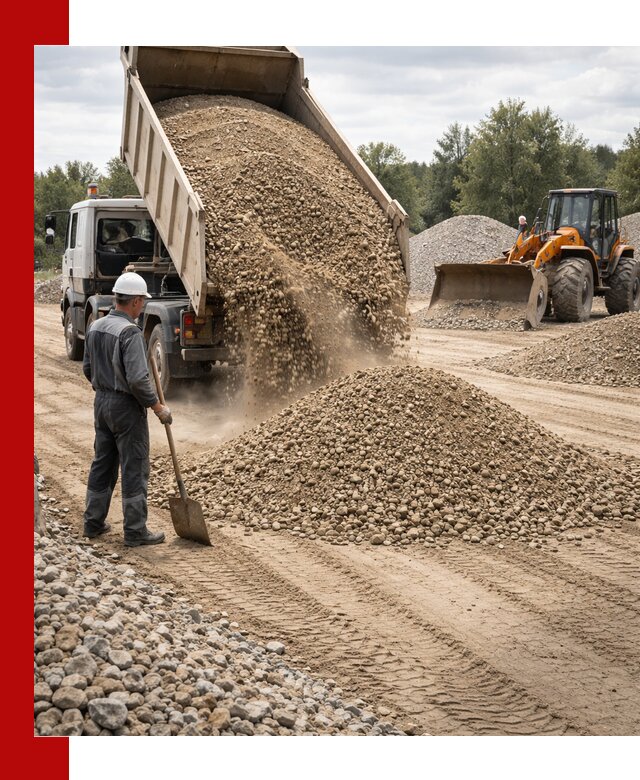 Доставка щпс С3 в Тобольске самосвалами и бортовыми грузовиками