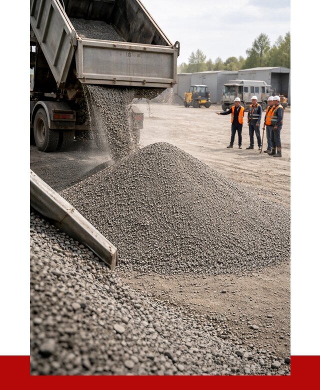 Гравийный отсев 0-5 в Тобольске от 1220 р. с доставкой | ПРОНЕРУДТбл