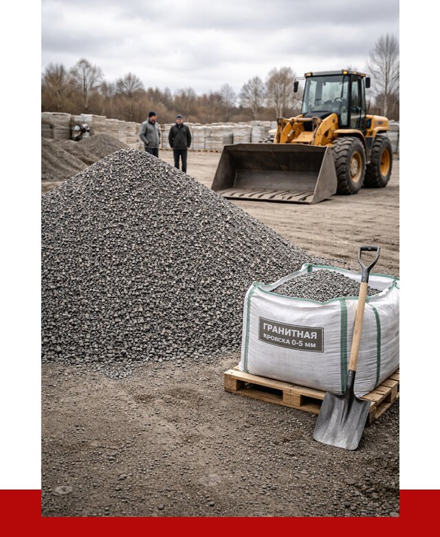 Купить гранитную крошку в Тобольске от 4880 р. с доставкой | ПРОНЕРУДТбл