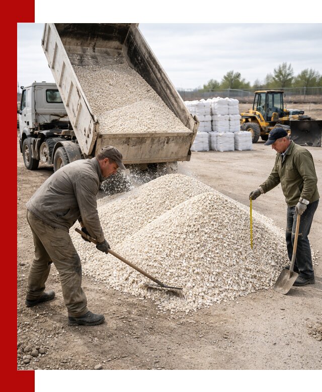 Мраморная крошка с доставкой и разгрузкой в Тобольске
