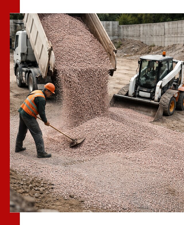Крошка розовый гранит с доставкой в Тобольске от производителя