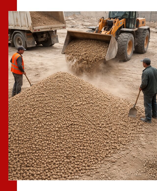 Керамзит фракция 10-20 с доставкой в Тобольске