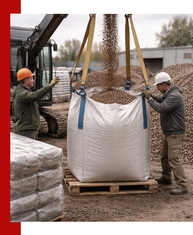 Керамзит в биг-бегах с доставкой в Тобольске