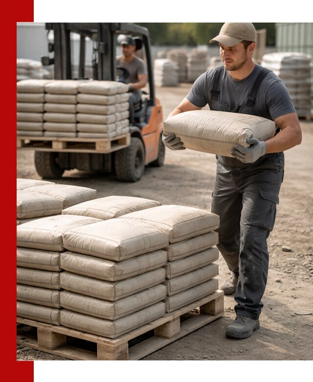 Доставка цемента в мешках оптом и в розницу в Тобольске