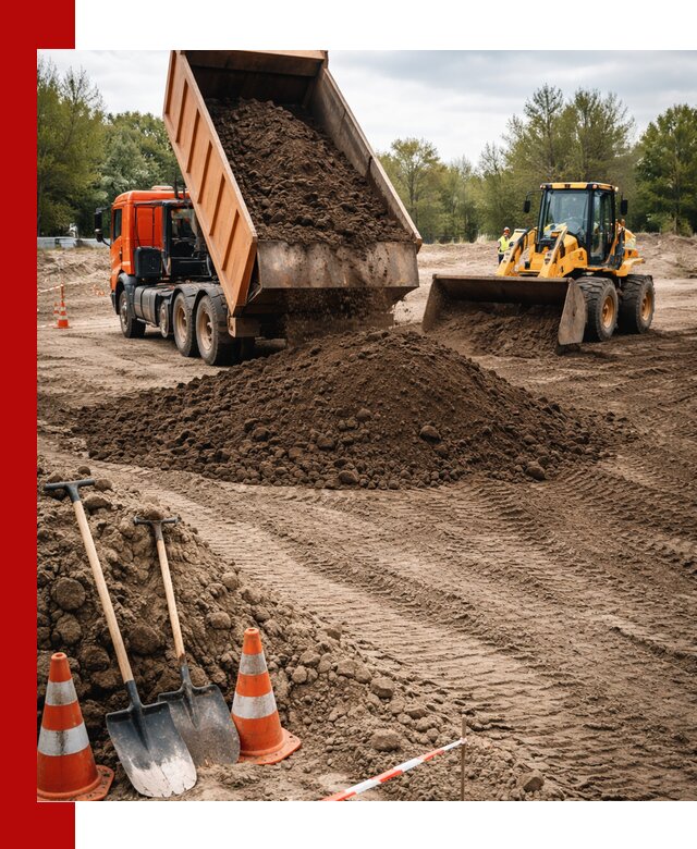 Поставка и доставка планировочного грунта в Тобольске