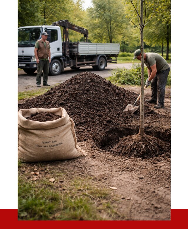 Грунт для посадки деревьев в Тобольске от 1220 р. | ПРОНЕРУДТбл