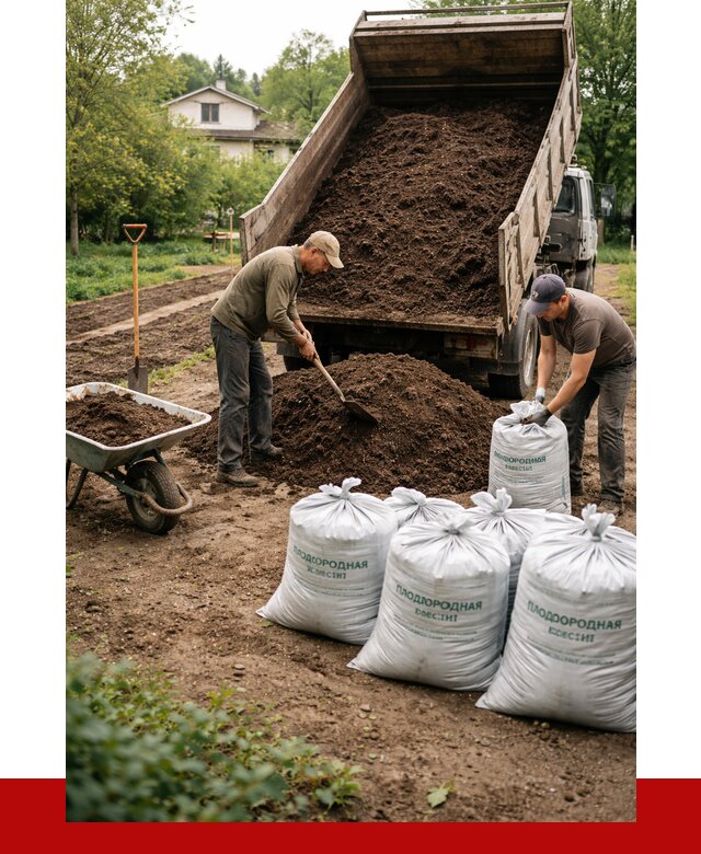 Плодородная смесь в Тобольске от 4270 р./куб с доставкой | ПРОНЕРУДТбл