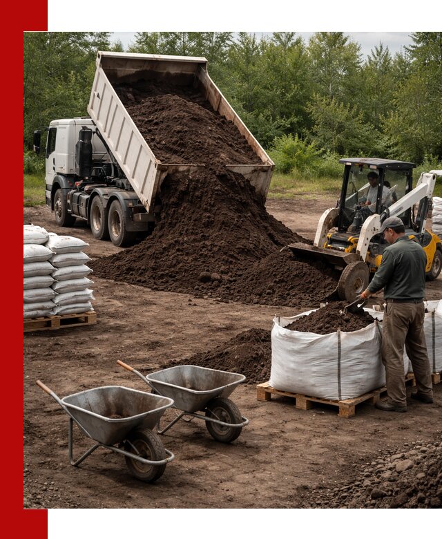 Доставка и продажа торфогрунта в Тобольске оптом и в розницу