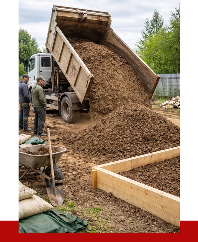 Торфо песчаная смесь в Тобольске с доставкой от 1881 р. | ПРОНЕРУДТбл
