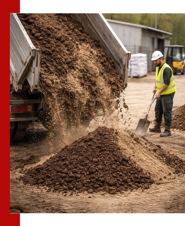 Доставка торфо-песчаной смеси в Тобольске для строительства и озеленения