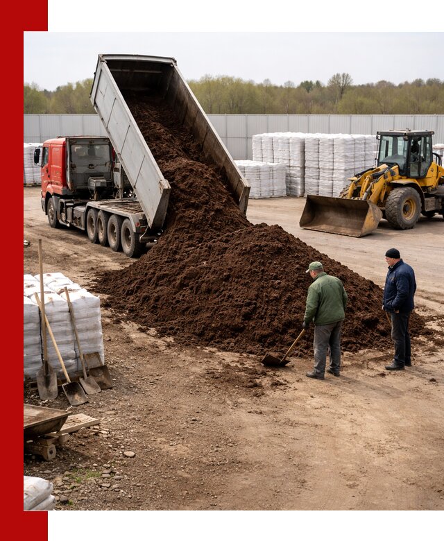 Доставка торфяных смесей оптом и в розницу в Тобольске