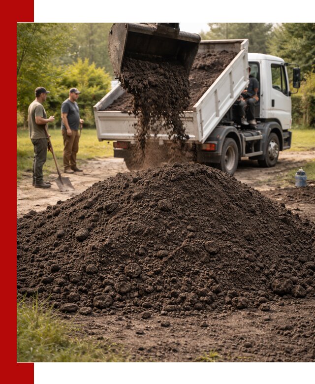 Доставка и продажа чернозема в Тобольске оптом и в розницу