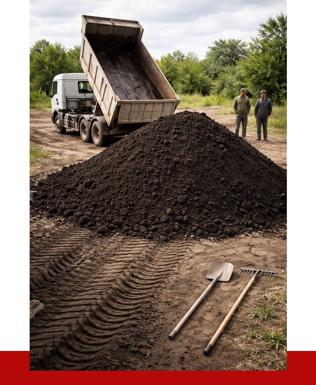 Купить чернозем навалом в Тобольске от 1220 р. за куб | ПРОНЕРУДТбл
