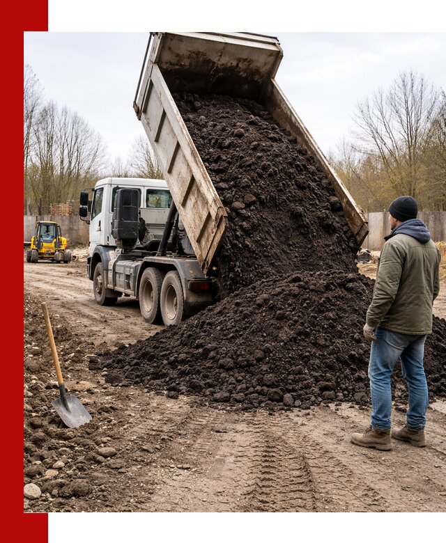 Доставка чернозема навалом в Тобольске быстро и выгодно