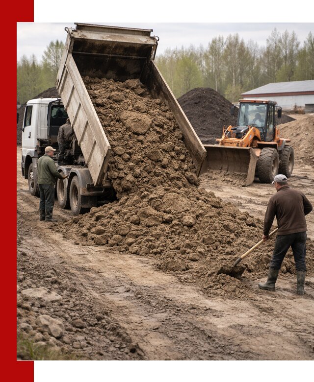 Доставка глин и суглинков в Тобольске оптом и вкрай