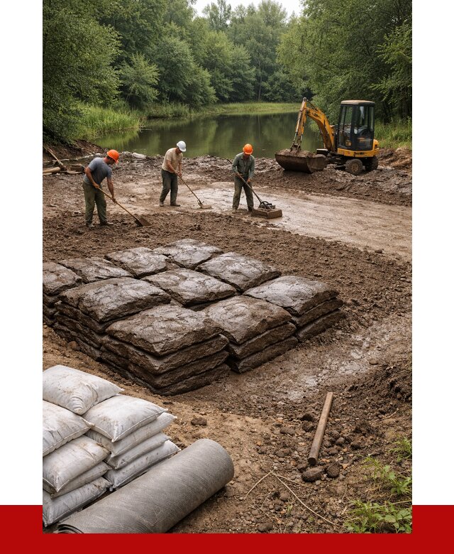 Купить глину для пруда в Тобольске от 4575 р. с доставкой | ПРОНЕРУДТбл