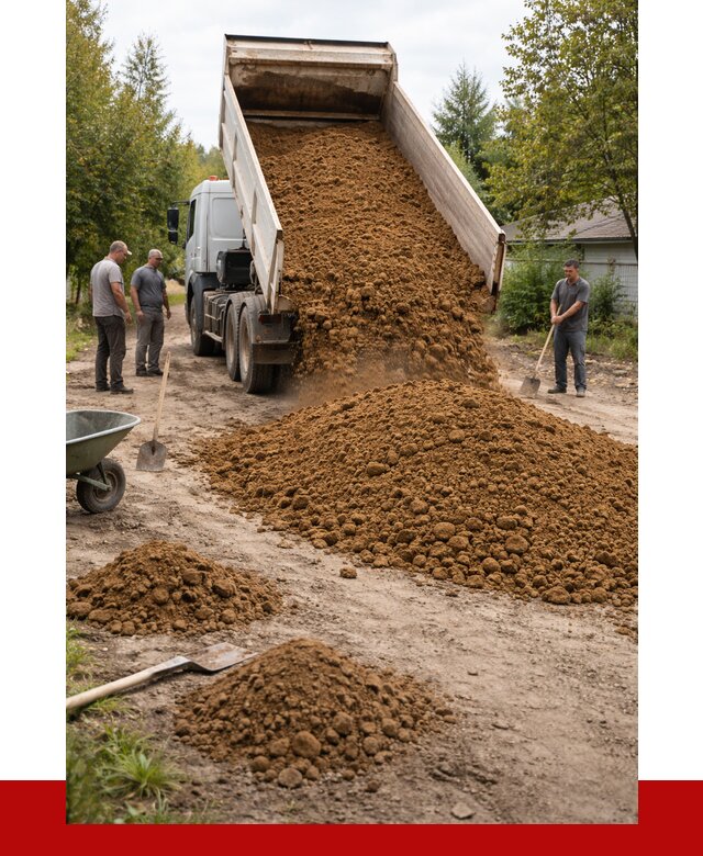 Купить суглинок с доставкой в Тобольске от 2542 р. за куб | ПРОНЕРУДТбл